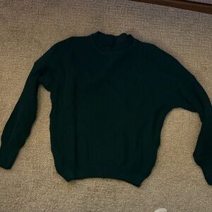 Dark Green Knit Sweater